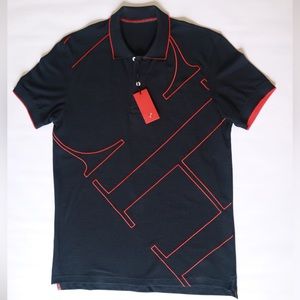 Carolina Herrera, size M, blue navy polo